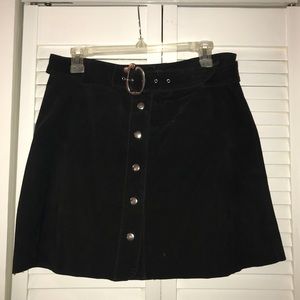 Suede Skirt